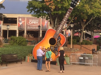 Outside of the Grand Ole Opry